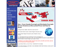 Tablet Screenshot of durhammetrocourier.com